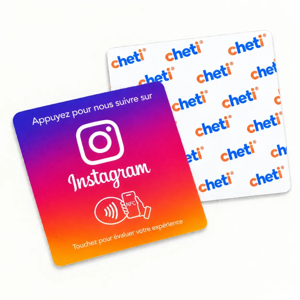 Badge Instagram NFC, votre compte en un geste