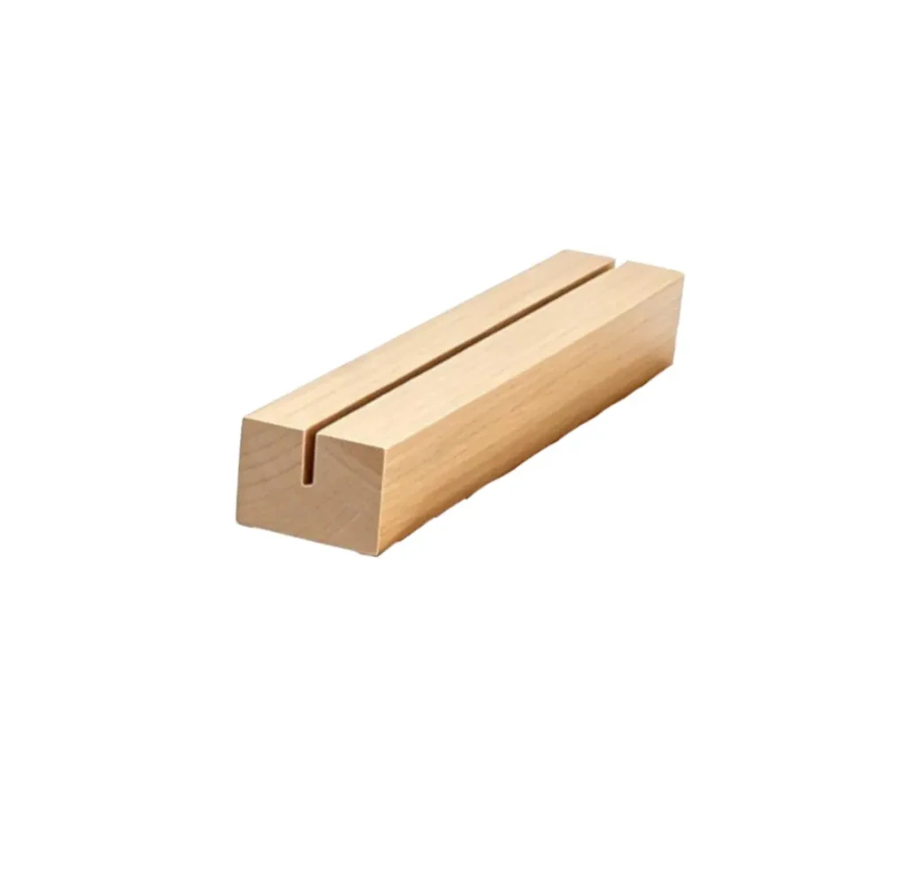 Support en bois pour plaque NFC