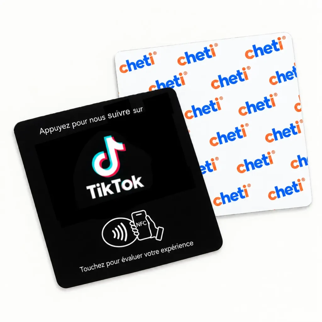 Badge TikTok NFC, votre compte en un geste